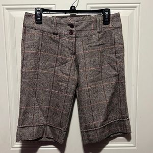 Charlotte Russe Plaid Like Capris Size 5